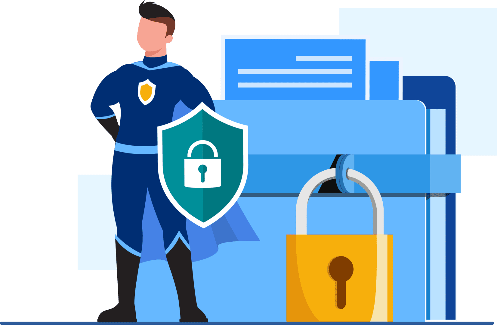 cyber security illustration